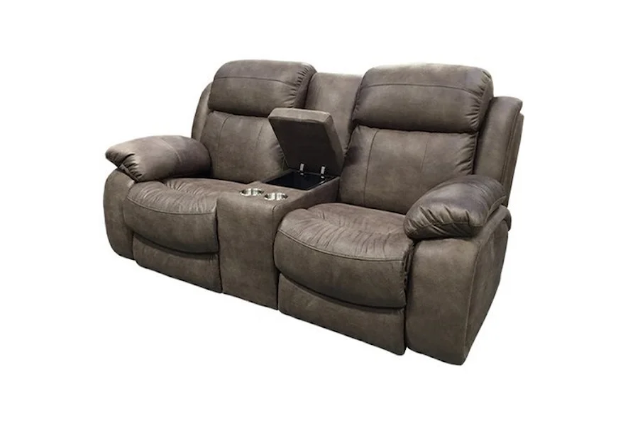 21068 Power Reclining Loveseat w/ Pwr Head & Lumb by Sunset Home at Sadler's Home Furnishings