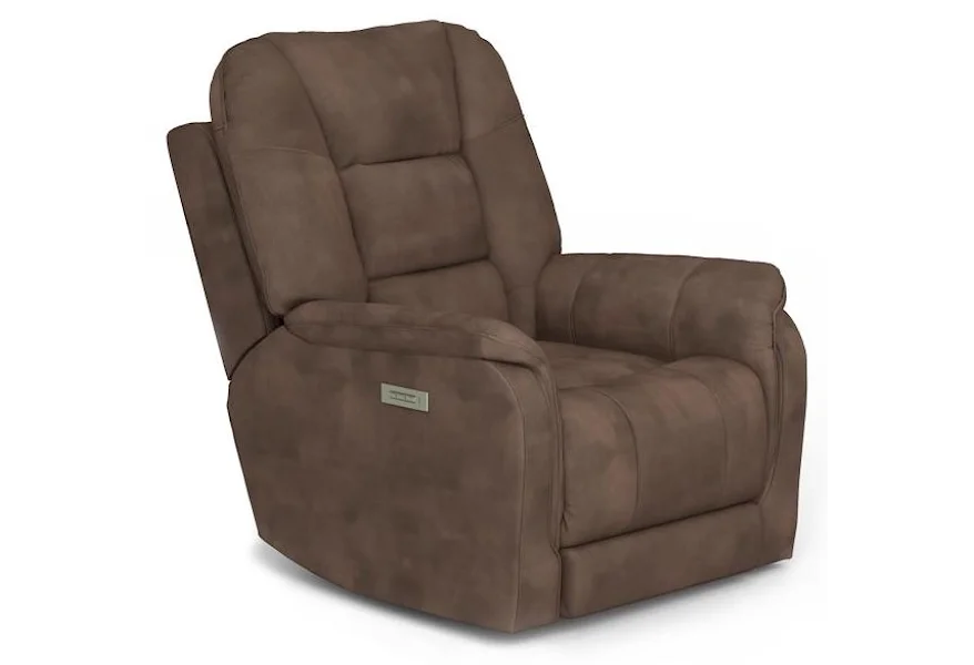 860 Power Headrest and Lumbar Recliner by Stanton at Rife's Home Furniture