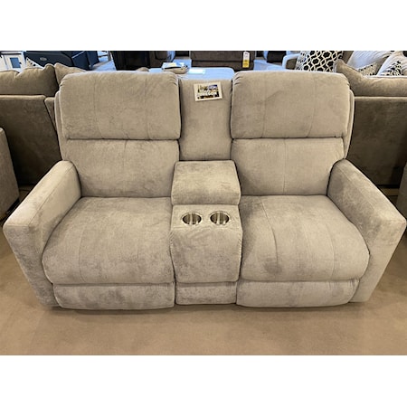 Reclining Power Headrest and Lumbar Loveseat