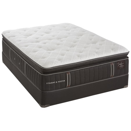 Queen Cushion Firm Euro PT Mattress Set
