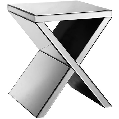 Mirrored Corner Table