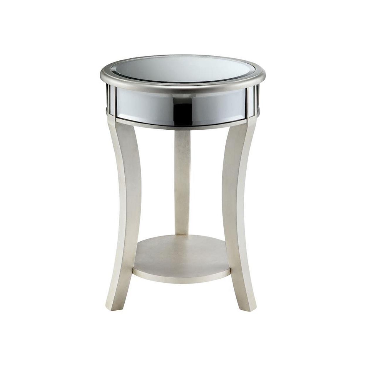 Stein World Accent Tables Mirrored Round Table