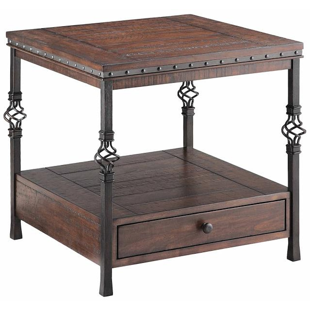 Stein World Accent Tables Sherwood Square End Table