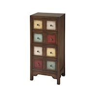 4-Drawer Multi-Colored Cabinet