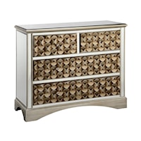 Savona 3-Drawer Mirrored Chest