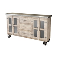 3-Drawer, 4-Door Bertram Cabinet