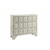 3-Drawer Cabinet in Distressed White