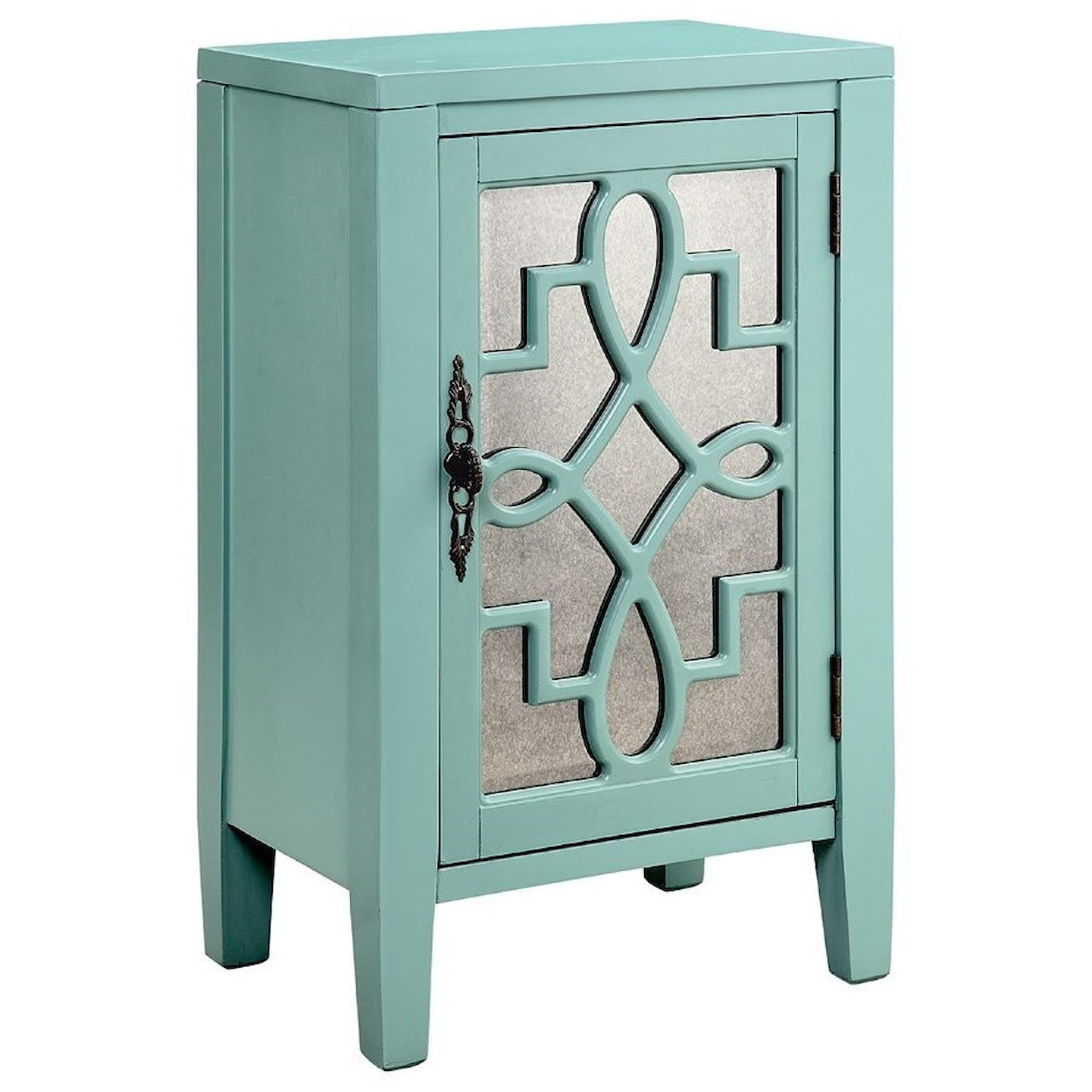 Stein World Reynolda Leighton 1-Door Cabinet Grey