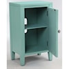 Stein World Reynolda Leighton 1-Door Cabinet Grey