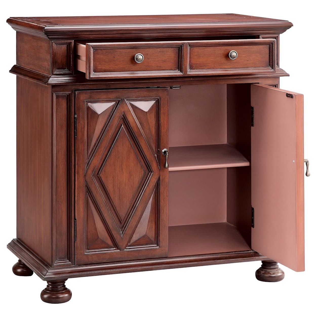 Stein World Reynolda 2- Door 2-Drawer Cabinet