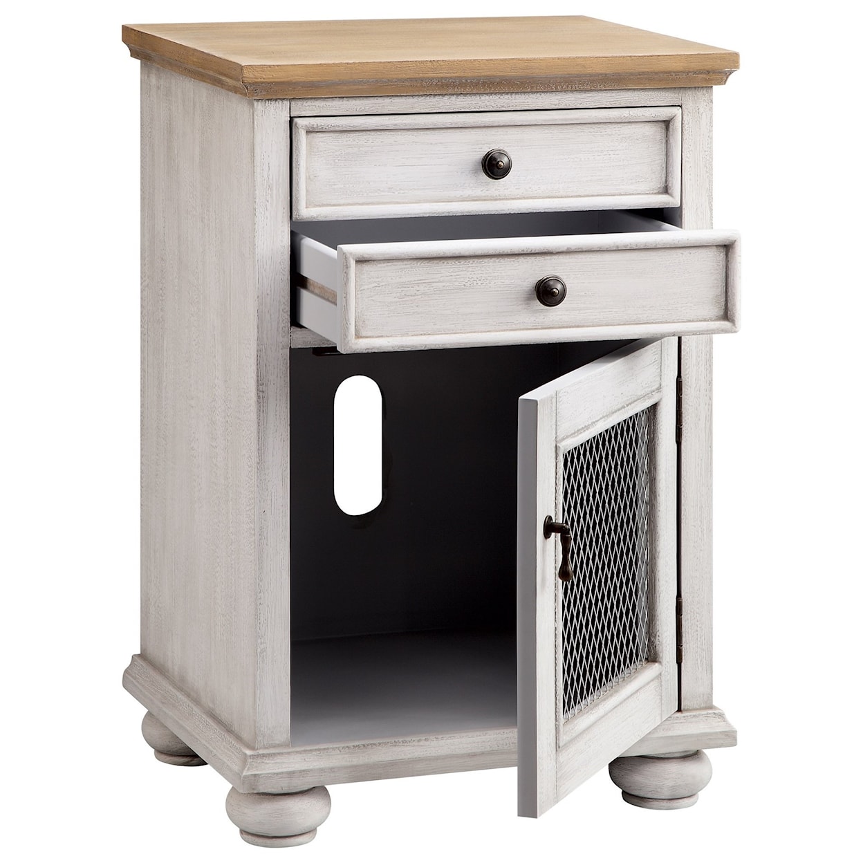 Stein World Reynolda 1-Door 2-Drawer Cabinet