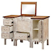 Stein World Desks Caitlyn Desk/Vanity and Stool Set