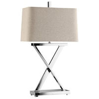 Max Nickel Table Lamp