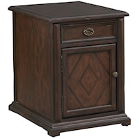 Accent Chairside Chest with Door