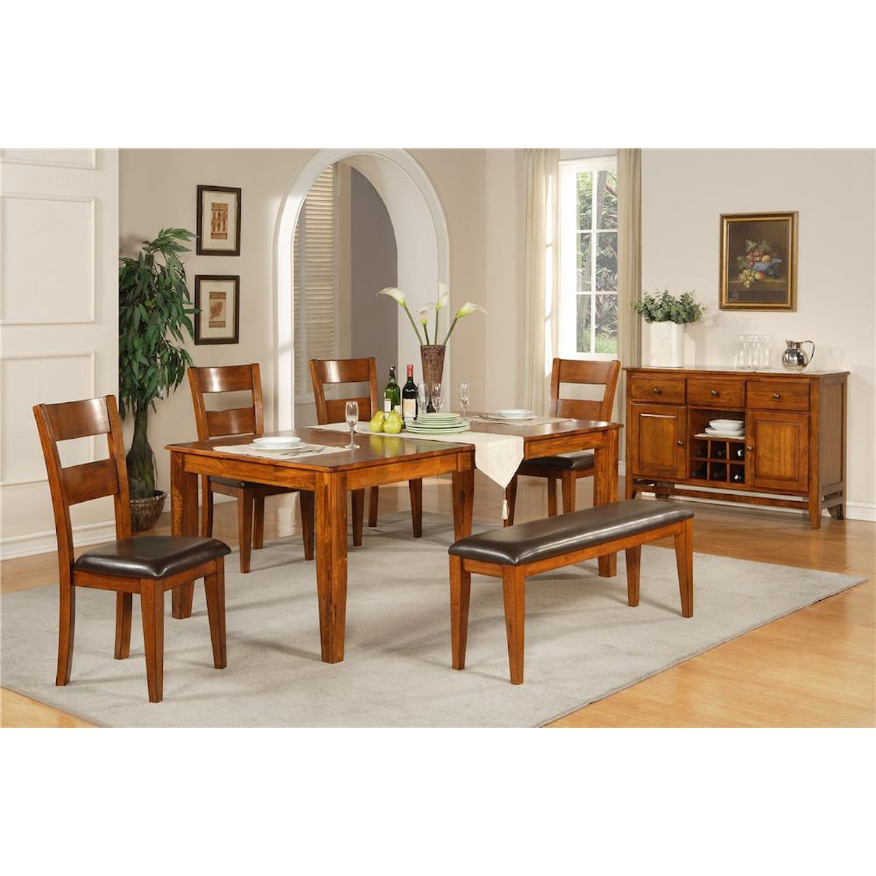 Steve Silver Mango 7Pc Dinette