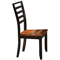 Solid Wood Ladder Back Side Chair