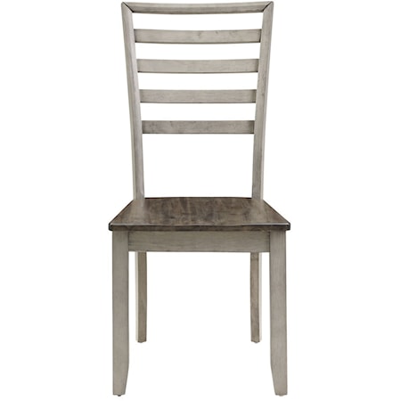 Casual Side Chair with Ladderback