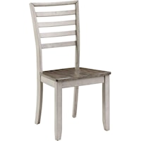 Casual Side Chair with Ladderback