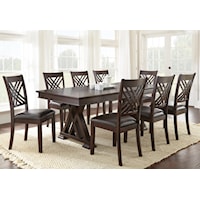 5 Piece Table and Chair Set with 18" Leaf