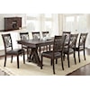 Steve Silver Adrian 8 Piece Table and Chair Set with Server