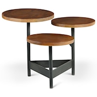 Modern Three-Tiered Side Table