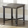 Steve Silver Ambrose Industrial Square End Table