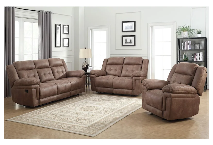 Anastasia Reclining Living Room Group by Steve Silver at A1 Furniture & Mattress