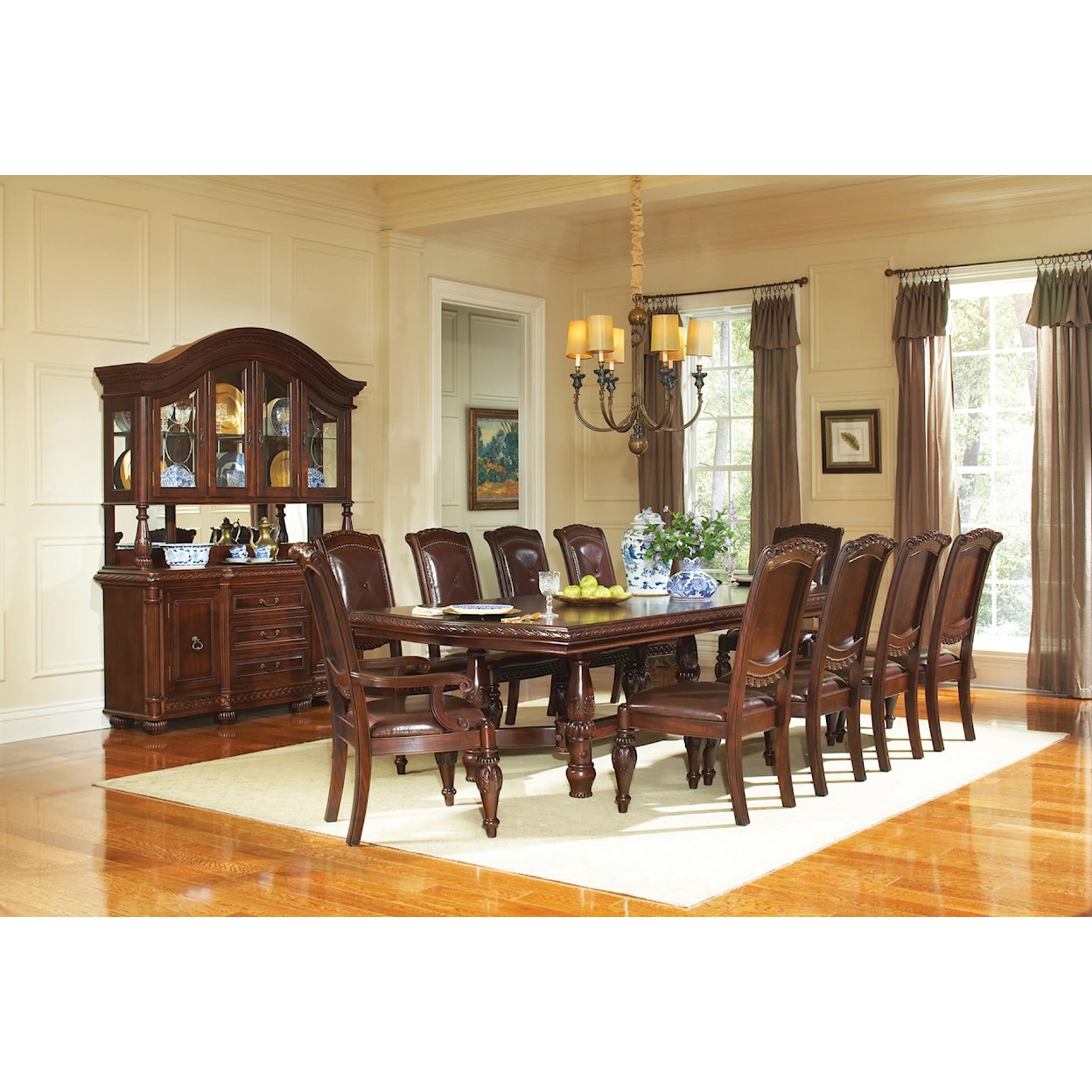 Steve Silver Antoinette 11-Piece Dining Table & Chair Set