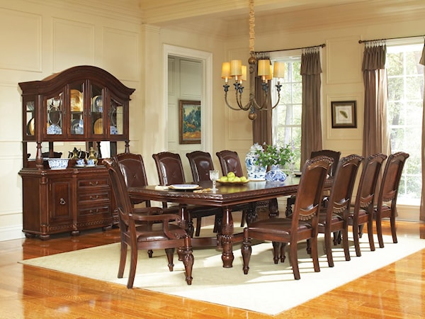 11-Piece Dining Table & Chair Set