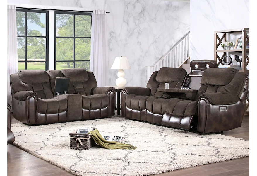 Apollo Power Reclining Sofa and Loveseat at Smart Buy Furniture