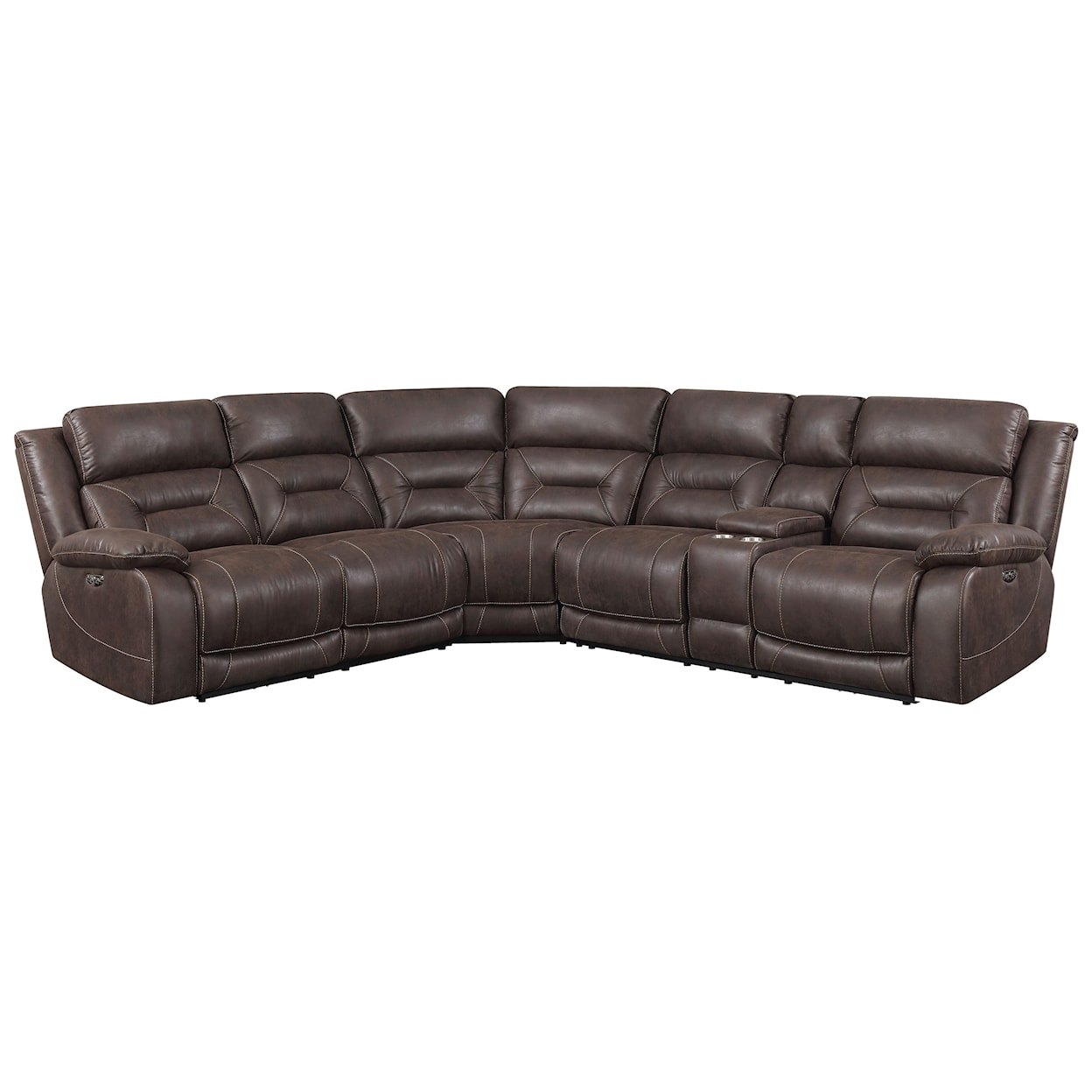 Steve Silver Aria 3 Piece Reclining Sectional Sofa