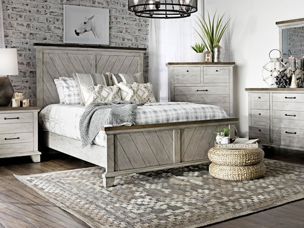 5 Piece Queen Panel Bedroom Set