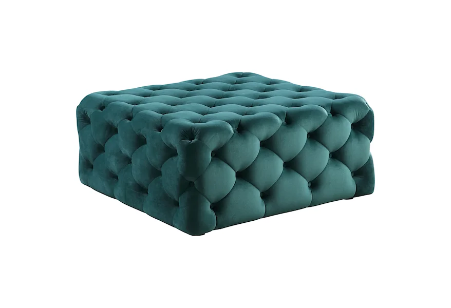 Belham Tufted Ottoman by Steve Silver at Z & R Furniture