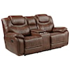 Steve Silver Boardwalk BK Casual Manual Reclining Loveseat