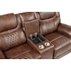 Steve Silver Boardwalk BK Casual Manual Reclining Loveseat