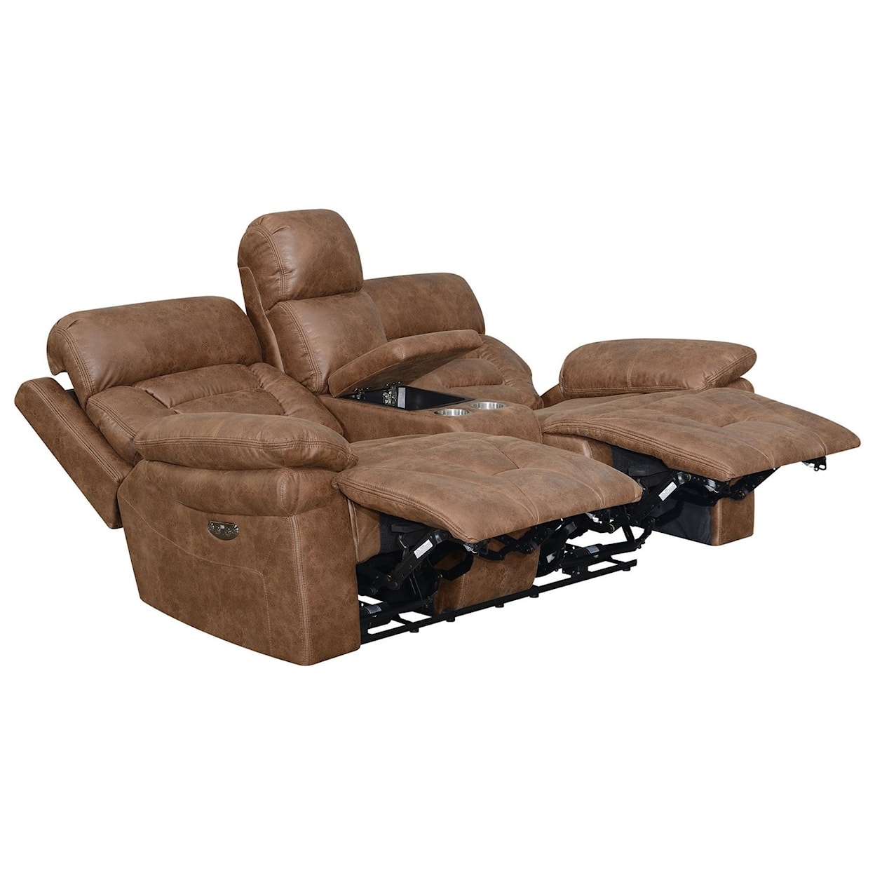 Steve Silver Brock Lay Flat Power Reclining Loveseat