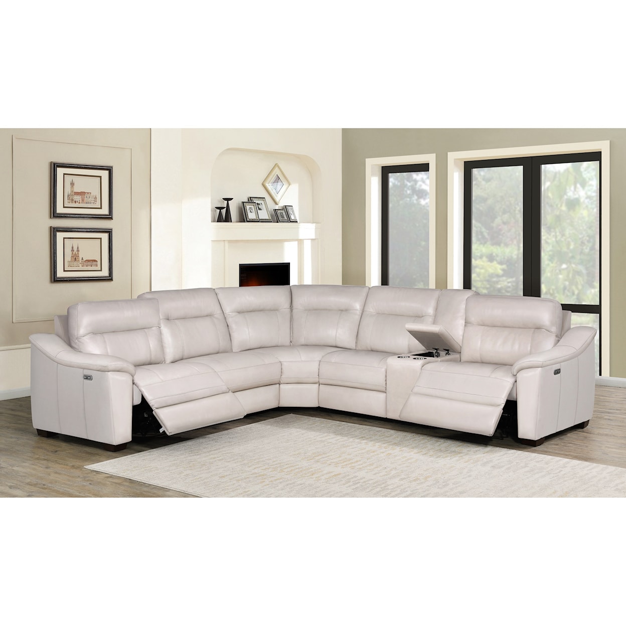 Steve Silver Casa Power Reclining 6-Piece Sectional