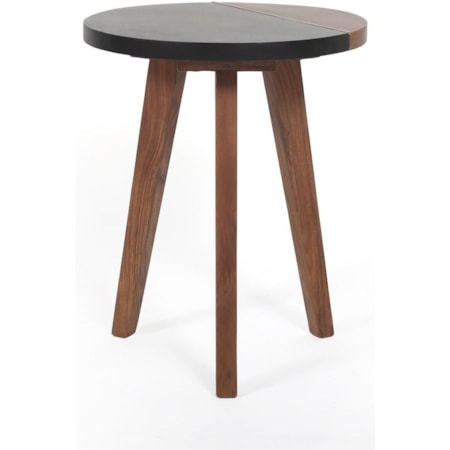 Round Accent End Table