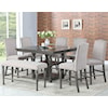 Steve Silver Caswell 8 Pc Counter Dining Set w/ Bench