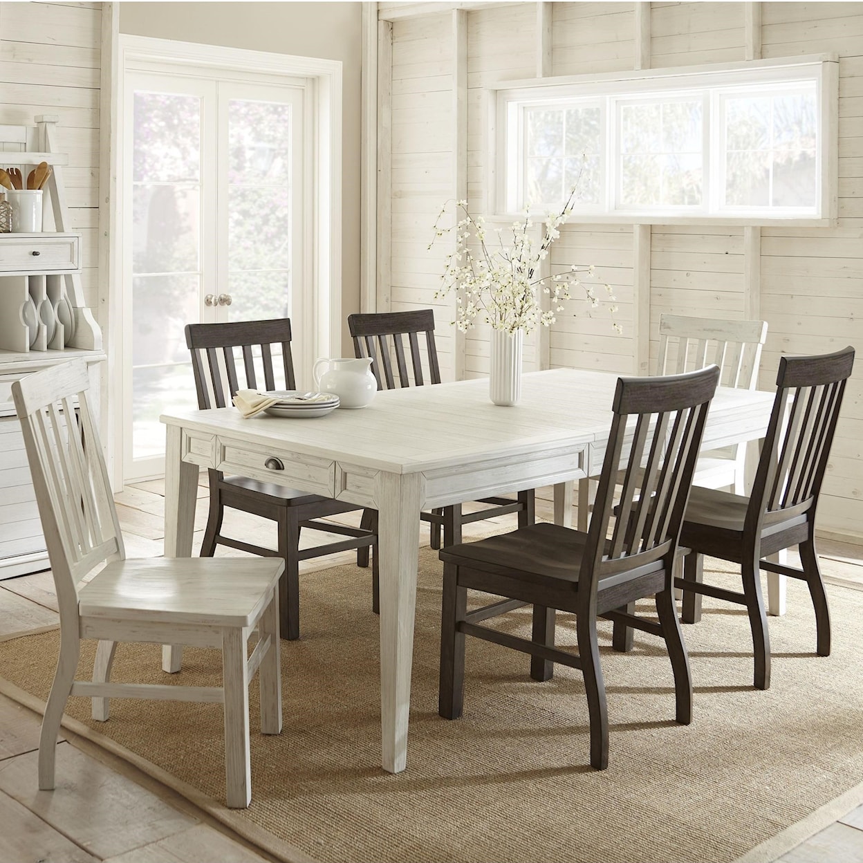 Steve Silver Cayla 7 Piece Dining Set