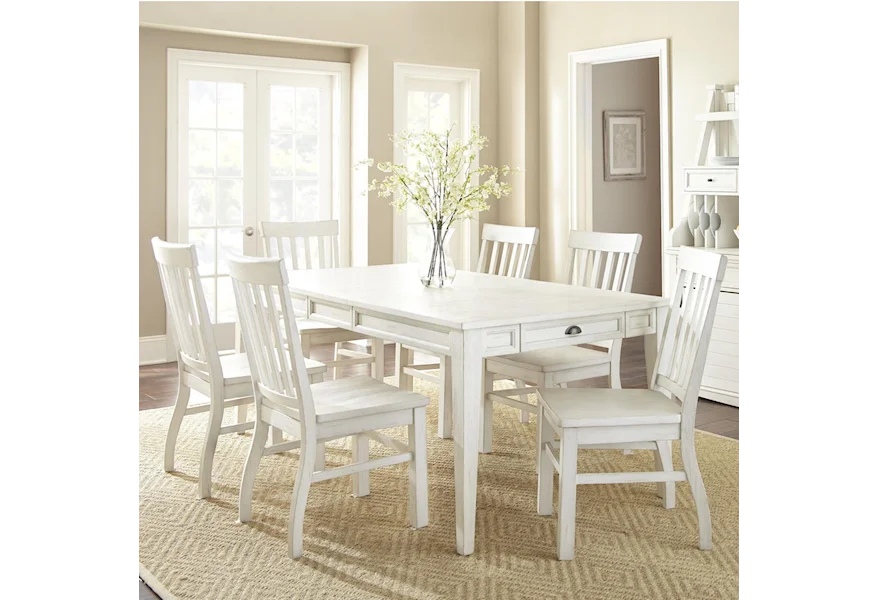 Cayla 7 Piece Dining Set by Steve Silver at VanDrie Home Furnishings