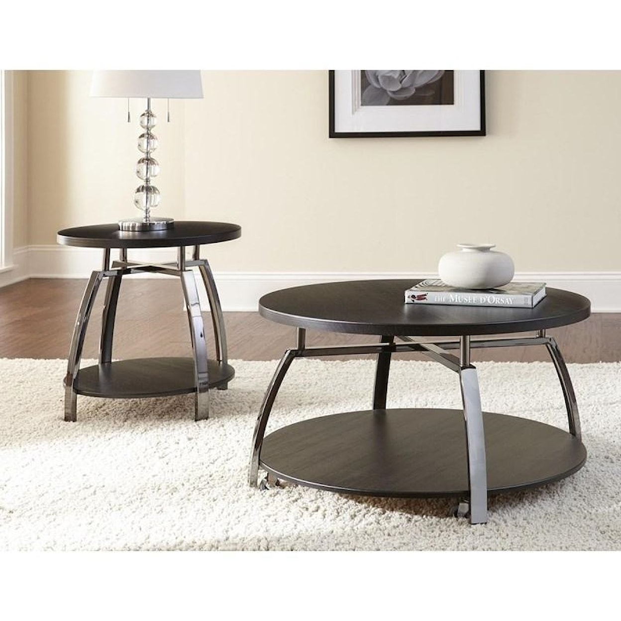 Steve Silver Coham Cocktail Table and End Table