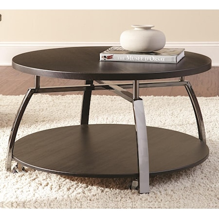COHAM COCKTAIL TABLE WITH CASTER |