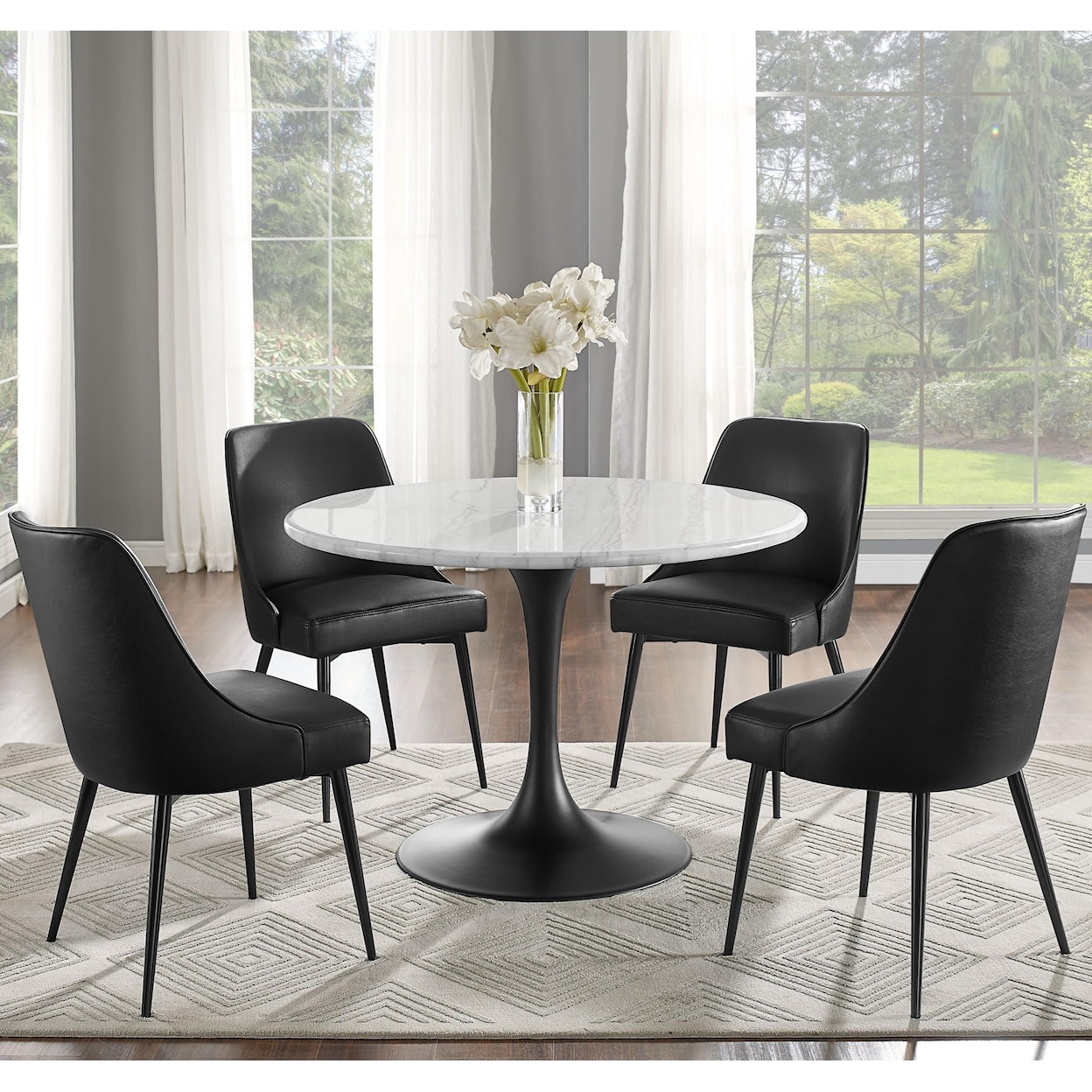 Steve Silver Colfax 5 Pc Dining Set