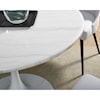 Steve Silver Colfax Table - White Top & Black Base