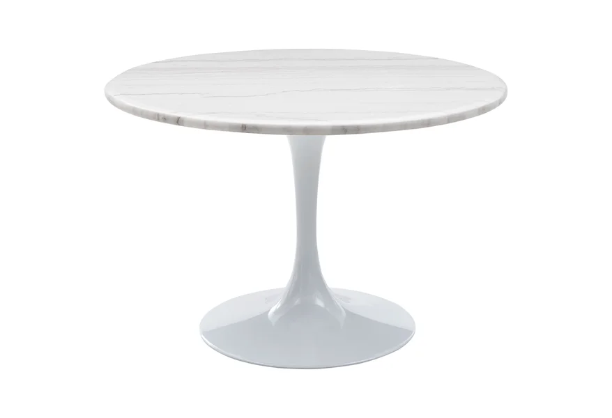 Colfax Table - White Top & White Base by Steve Silver at Sam Levitz Furniture