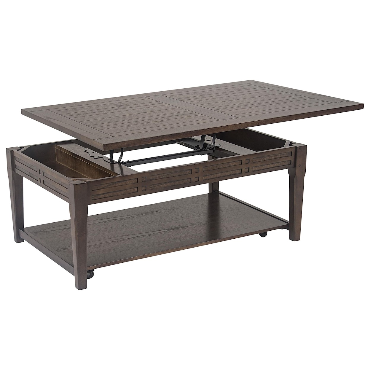 Steve Silver Crestline Lift Top Cocktail Table with Casters