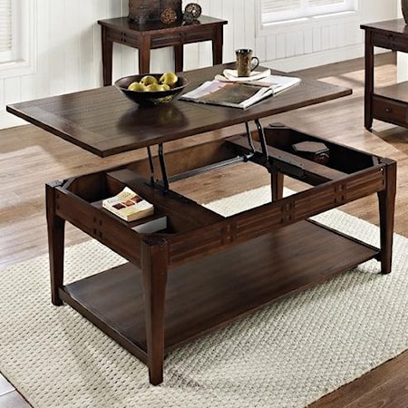 CRESTLINE LIFT TOP | COCKTAIL TABLE WITH CAS