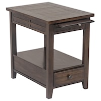 Chairside End Table with Drawer