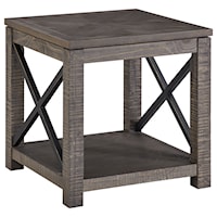 Rustic End Table